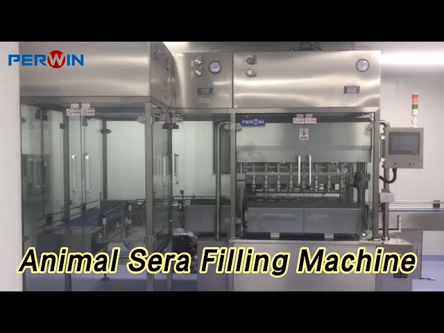 Full Automatic Animal Sera Filling Machine 500ml Bottle For FBS