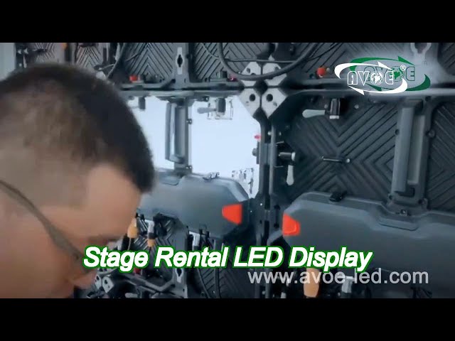 P3.91 Stage Rental LED Display front and rear service protection corner 500x500mm cabinet 3840Hz