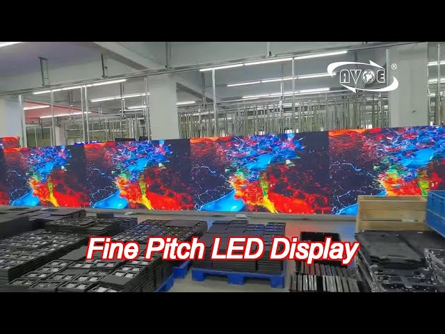 P1.667 4K UHD Small Fine Pitch LED Display With Die Casting Aluminum Panel Module 200*150mm