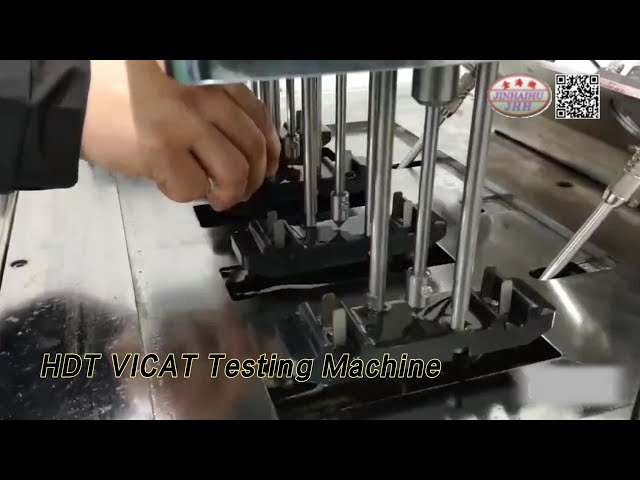 Temperature HDT VICAT Testing Machine Precise Control For Ebonite