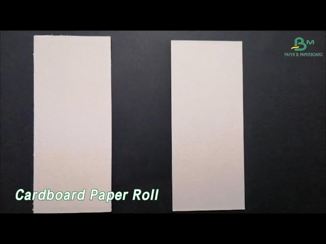 White Cardboard Paper Roll 18PT 22PT Virgin Pulp For Beverage Coaster