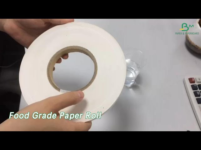 Slitted Food Grade Paper Roll Printable FDA Approved For Straw