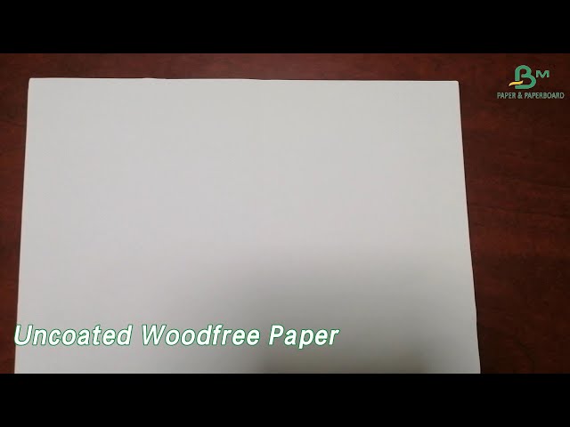 Limestone Uncoated Woodfree Paper Moisture Proof For Making Calendar