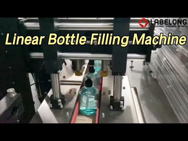 3000BPH Automatic Linear Bottle Filling Machine 100pcs/min PLC Control