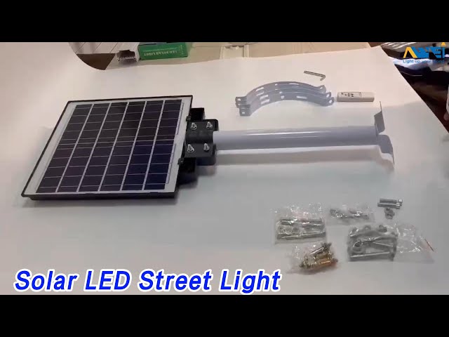 Ip65 Solar LED Street Light 6000K 400W Remote Control For Highway