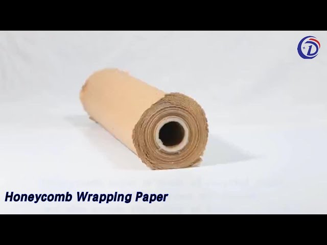 Recyclable Honeycomb Wrapping Paper Kraft Brown For Packaging
