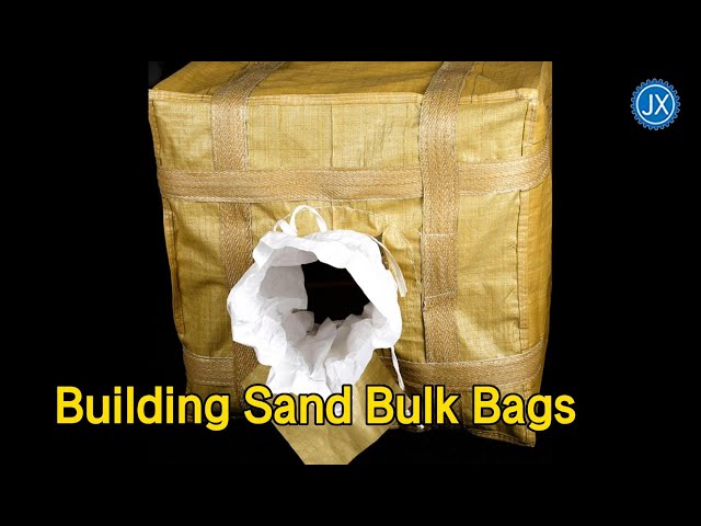 Large Building Sand Bulk Bags Square Open Top Reusable Moisture Proof