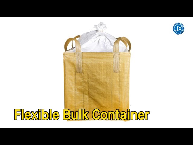 Polypropylene Flexible Bulk Container 1.5 Ton Foldable Recycle Open Top