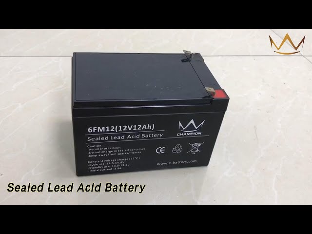ABS Plastic Sealed Lead Acid Battery 12v 12ah Good Opacity Compact Structure