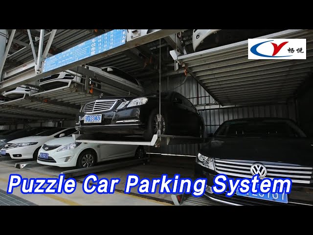 4 Levels Puzzle Car Parking System 4m/min Lift - Sliding Mechanical