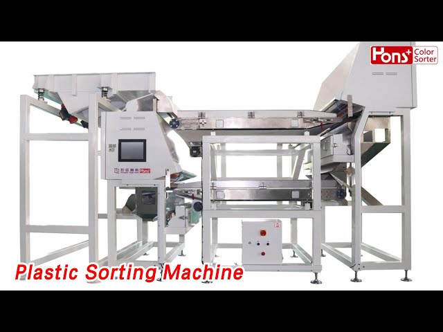 Double Layer Plastic Sorting Machine High Speed Belt Type For Limestone