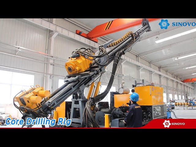 Full Hydraulic Core Drilling Rig Diamond Linear Controlled For Deep Hole