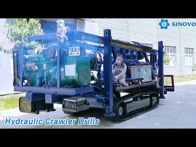 Reverse Circulation Hydraulic Crawler Drills 200m Depth For Foundation Work