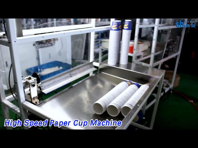 PLC Control High Speed Paper Cup Machine Efficient Safety Operation