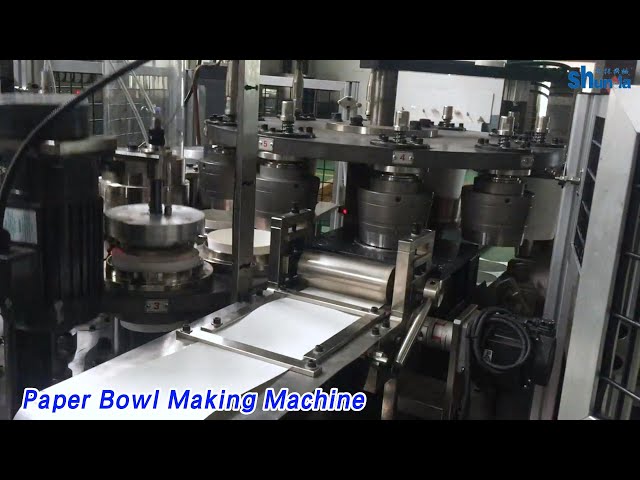 Round Paper Bowl Making Machine Thermoforming Ultrasonic Sealing Automatic