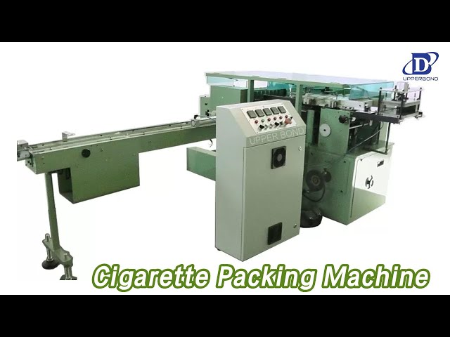 Cellophane Cigarette Packing Machine 18 Cartons / min Automated For Overwrapping