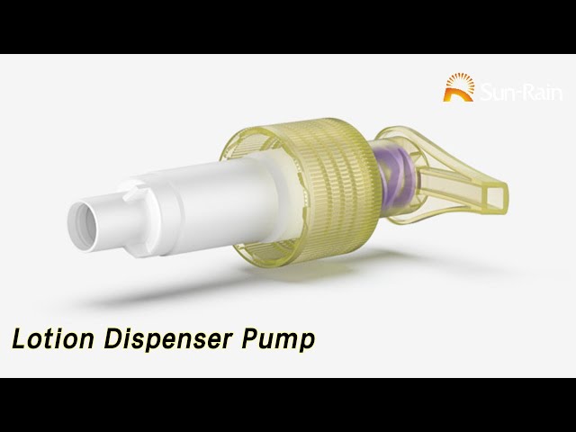 Plastic Lotion Dispenser Pump Mono PP 28 / 410 Smooth Ribbed