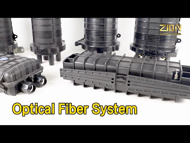 Mechanical Seal Optical Fiber System Closure Horizontal 144 Cores