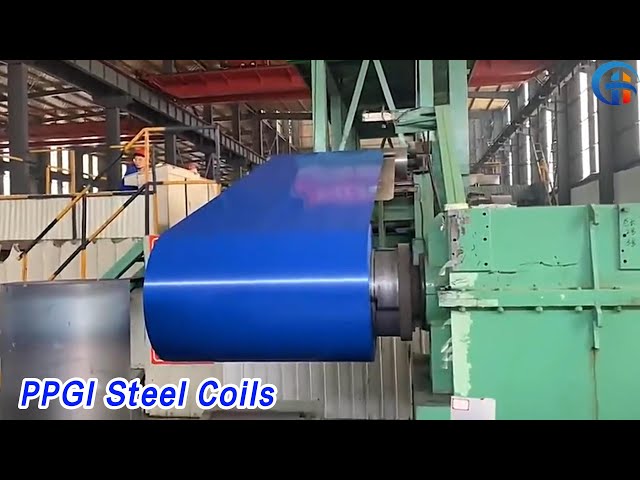 Hot Galvanized PPGI Steel Coils Corrugated Zinc Coating Wear Resitant
