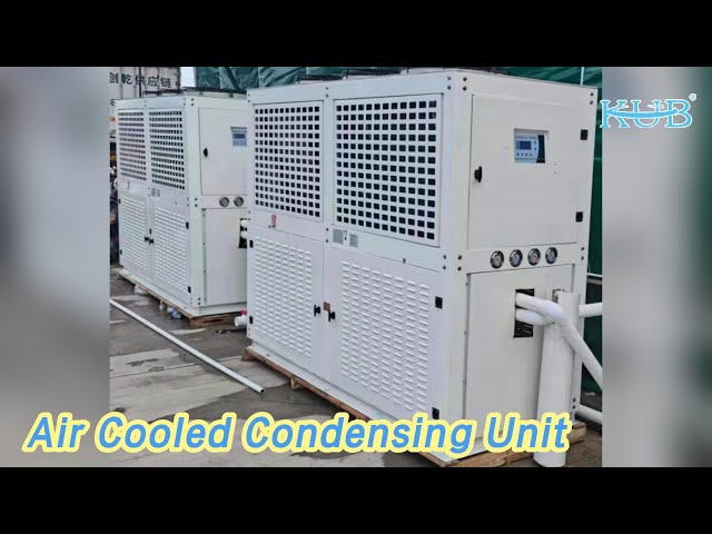 Industrial Air Cooled Condensing Unit 50HP R22 / R404A For Cold Room