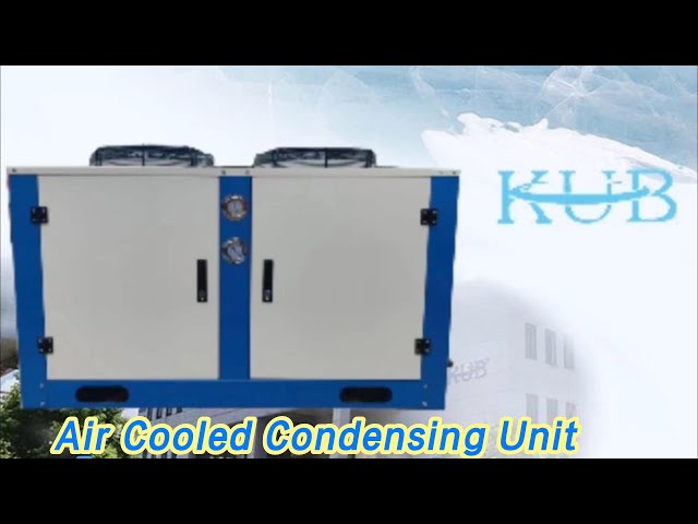 Refrigeration Air Cooled Condensing Unit 6HP Box Type U Type SS304L Shell