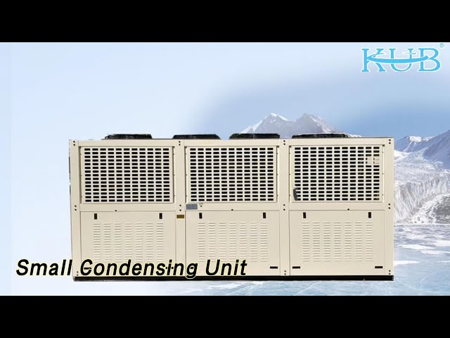 Air Cooled Small Condensing Unit Refrigeration Chiller 40HP For Seafood