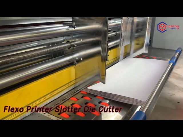 Corrugated Carton Box Flexo Printer Slotter Die Cutter Rotary 120pcs/min