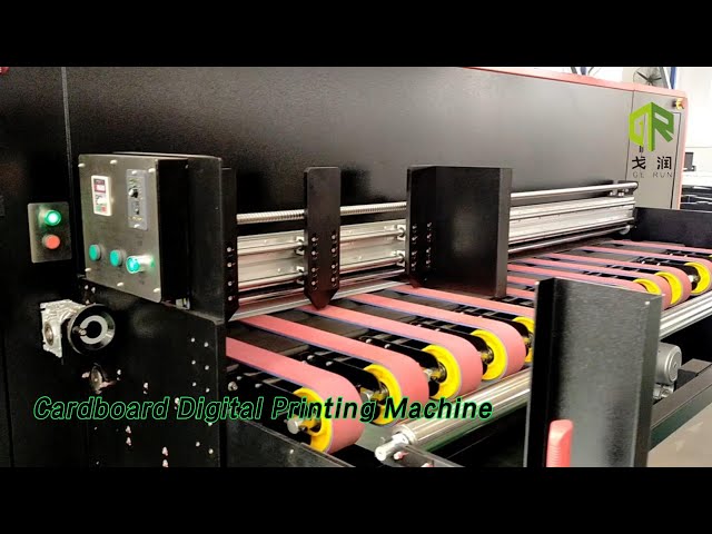 Large Format Cardboard Digital Printing Machine Press 6 Head High Resolution