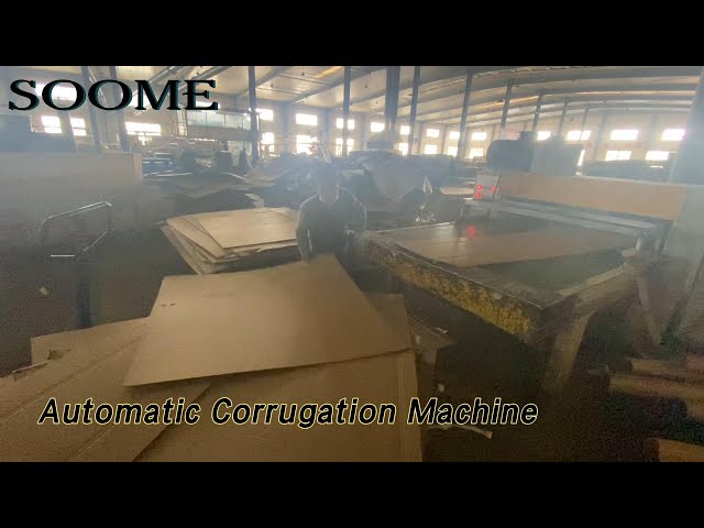 Waste Paper Automatic Corrugation Machine Shredder 15KW For Recycling