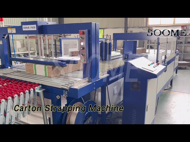 Inline Box Carton Strapping Machine 20 Pack /min Bundling High Efficiency