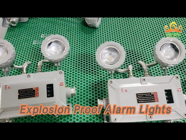 Emergency Explosion Proof Alarm Lights LED Aluminum Alloy For Hazard Place