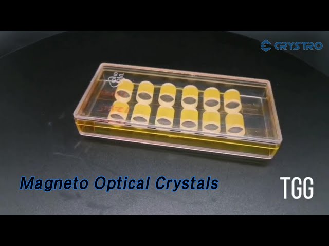Laser Magneto Optical Crystals 1600nm Wavelength TSAG Faraday For High Power