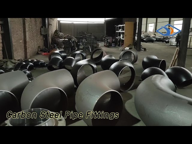 90 Degree Butt Welding Fittings Sch 80 DIN2506 Carbon Steel For Pipe
