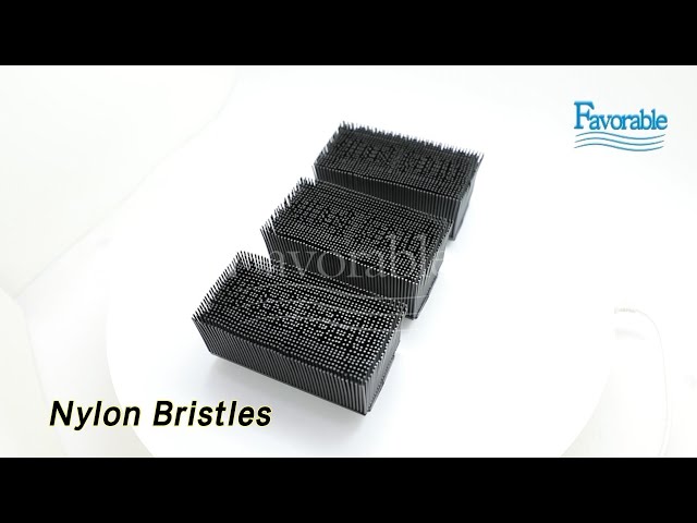 PP / Nylon Bristles Brushes Black Perfect Match For Auto Cutter Machine