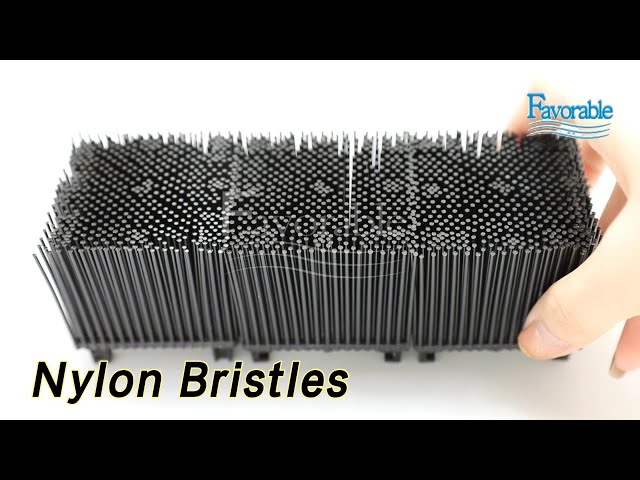 Auto Cutter Machine Nylon Bristles Block Brush Black Plastic