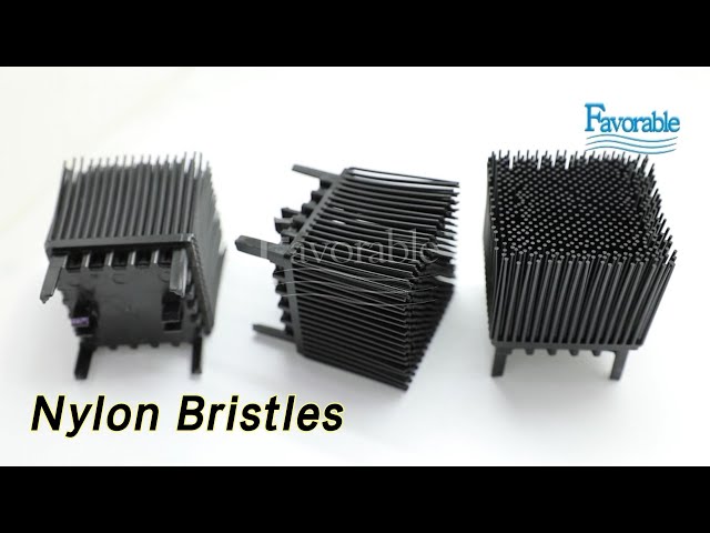 PP Nylon Bristles Blocks OEM Black For FK / PGM Cutter Machines
