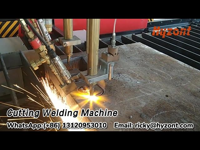 Oxy Fuel Cutting Welding Machine Multi Torch Flame Strip Gantry Type