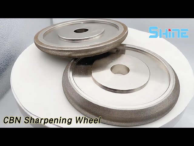 Electroplated CBN Sharpening Wheel Disc Grinding Full Top For Aluminum