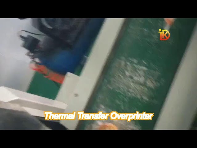 Near Edge Thermal Transfer Overprinter Coding Machine Ac 110V With 53Mm Printhead