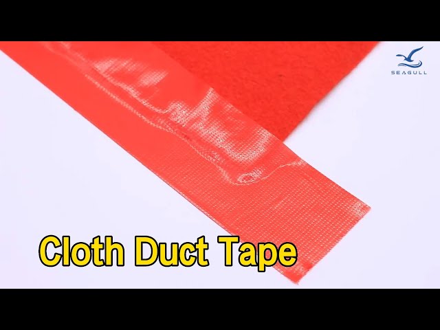 PE Coated Cloth Duct Tape Single Sided Residue Free Waterproof