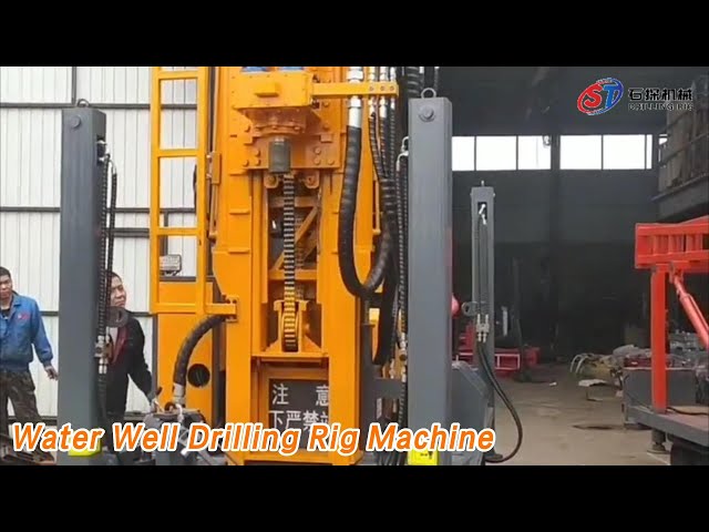 Large Water Well Drilling Rig Machine Hydraulic 260m Depths High Efficiency