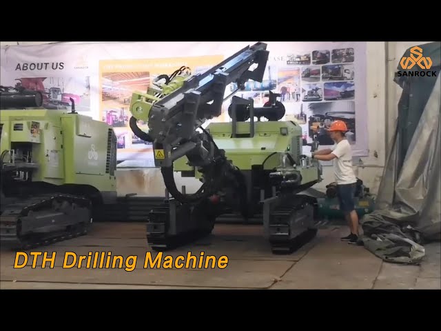 Mining DTH Drilling Machine 50M Depth Rotary Hydraulic Crawler Diesel