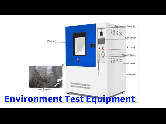 IP5X / IP6X Dust Environment Test Equipment 50Hz With Observation Window
