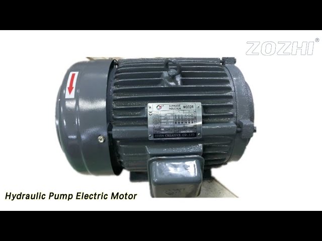 Hollow Shaft Hydraulic Pump Electric Motor Clockwise Rotation Low Noise