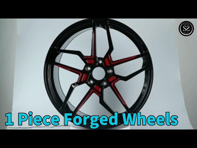 Safety 1 Piece Forged Wheels Alloy Forged Rims High Strength For Mustang