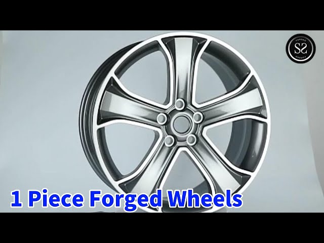 Monoblock 1 Piece Forged Wheels Rims Alloy Dark Grey 98 - 139.7mm PCD