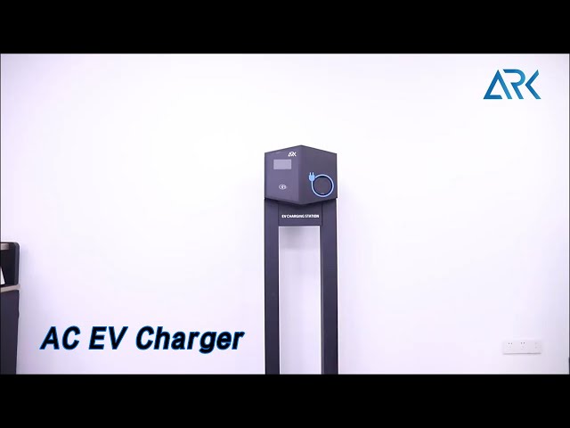 Smart AC EV Charger 22kw RFID Public Wallbox With Metal Shell