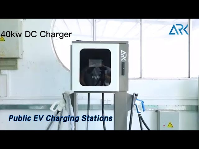 CCS Public EV Charging Stations 40KW RFID IP54 Quick Charging