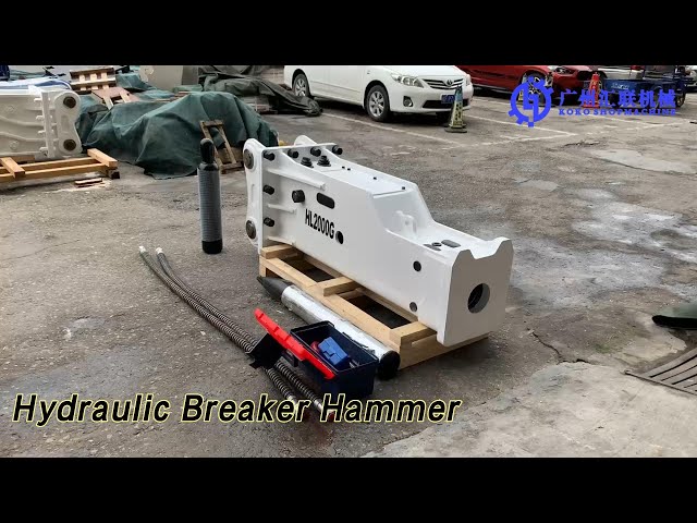 Rock Hydraulic Breaker Hammer Box Type HB20G For 20T Excavator