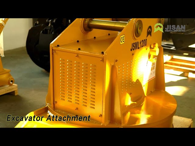 Round Excavator Attachment Electromagnet Hydraulic Lifting 1600kg 3600lb